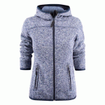 JAMES HARVEST SANTA ANA VESTE POLAIRE FEMMES MARINE MÉLANGE - TAILLE XL