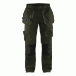 PANTALON DE TRAVAIL SERVICES STRETCH AVEC POCHES FLOTTANTES TAILLE 50C - BLAKLADER