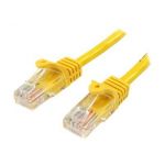 STARTECH.COM CÂBLE RÉSEAU CAT5E UTP SANS CROCHET DE 3M - CORDON ETHERNET RJ45 ANTI-ACCROC - M/M - JAUNE