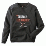 SWEAT À MESSAGE HOMME DSWEAT TAILLE: XXL ANTHRACITE - PARADE