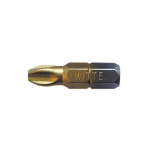 27346 - EMBOUT POZIDRIV GUIDE TIN STANDARD 1/4 COURT (PZ2X25) - WITTE