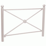 BARRIÈRE PROVINCE ROSACE 1.57 M BOULE - ZINC GRIS 7044 - PROCITY
