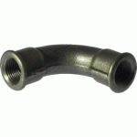 COUDE FONTE 90° GRAND RAYON FEMELLE / FEMELLE - FILETAGE 40/49 GALVANISÉ CODITAL