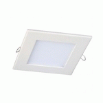 DALLE ENCASTRABLE CARRÉE EXTRA-PLATE - 225MM - 18W - SMD - BLANC CHAUD - ECOLIFE LED