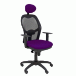 FAUTEUIL DE BUREAU JORQUERA - DOSSIER MAILLE - VIOLET