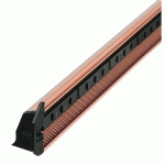 GRILLE EXTÉRIEURE AUTO-RÉGLABLE HAUTEUR 35MM LONGUEUR 375MM BRUN - RENSON - 00471203