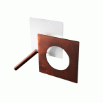 ICONE APPLIQUE MURALE LED PETRA 21.L, BLANC, ROUILLE