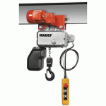 PALAN ÉLECTRIQUE 2 BRINS AVEC CHARIOT ÉLECTRIQUE - HAUTEUR DE LEVÉE 6 M - CAPACITÉ 2000 KG - MANUTAN COLLECTIVITÉS