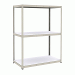 RAYONNAGE MANUTAN RAPID 1 1980X1830X915 3 TAB GRIS MELA