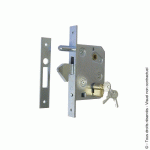 SERRURE À CROCHET AVEC GÂCHE - AXE 60 MM - POUR PORTAIL EN ACIER - X6 TORBEL