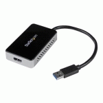 STARTECH.COM ADAPTATEUR VIDÉO MULTI-ÉCRANS USB 3.0 VERS HDMI - CARTE GRAPHIQUE EXTERNE AVEC HUB USB À 1 PORT - M/F - 1920X1200 / 1080P - STATION D'ACCUEIL - USB 3.0 - HDMI - CONFORMITÉ TAA