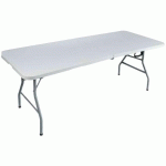 TABLE PLIANTE RECTANGULAIRE 240 X 76 X 74 CM - CROSS OUTDOOR