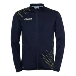 VESTE CLASSIC - UHLSPORT - SCORE 26 BLEU MARINE/JAUNE FLUO
