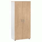 ARMOIRE HAUTE PORTES BATTANTES H 180 X L 80 CM INTUITIV
