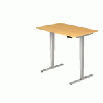 BUREAU ÉLECTRIQUE SÉRIE XDSM 120CM HÊTRE - HAMMERBACHER
