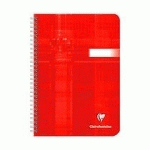 CAHIER SPIRALES CLAIREFONTAINE METRIC - A5 14,8 X 21 CM - GRANDS CARREAUX - 100 PAGES