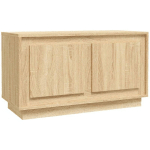 MEUBLE TV CHÊNE SONOMA 80X35X45 CM BOIS D'INGÉNIERIE