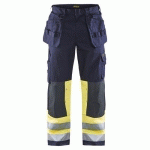 PANTALON DE TRAVAIL ARTISAN MULTINORMES FLUORESCENT TAILLE 42 - BLAKLADER