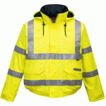 PORTWEST S773 BLOUSON PILOTE HV PLUIE BIZFLAME ANTISTATIQUE ET FLAMME RETARDANT JAUNE - TAILLE L