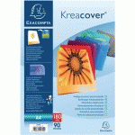 SET 8 PROTÈGE-DOCUMENT PP SEMI RIGIDE KREACOVER® A4 ASSORTIS - EXACOMPTA