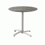 X CROSS TABLE DE BISTROT RONDE GALAXY MARBLE Ø70 CM - VEBA
