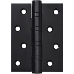 4-INCH MATTE DOOR HINGE, 4-INCH × 3-INCH STAINLESS STEEL DOOR HINGE, 3PCS (4-INCH BRUSHED BLACK [3MM] FOR ONE PIECE)