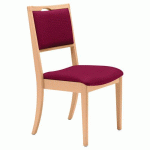 CHAISE GINKGO BÉGONIA - STRUCTURE HÊTRE NATUREL - SUNSET CREATION