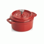 COCOTTE EN FONTE ROUGE ÉMAILLÉE 100 - RONDE