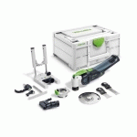 SCIE OSCILLANTE 18V VECTURO OSC 18 E-BASIC-SET (SANS BATTERIE NI CHARGEUR) + COFFRET SYSTAINER + ACCESSOIRES - FESTOOL - 576592