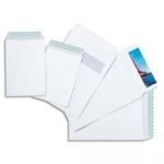 GPV BOÎTE DE 500 POCHETTES AUTO-ADHÉSIVES VELIN BLANC 90G FORMAT 176X250 B5