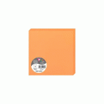 PAQUET DE 25 CARTES PLIÉES POLLEN 160X160MM 210G/M2 - CLÉMENTINE