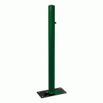 POTELET RABATTABLE SOLIBLOC Ø 76 MM CARREFOUR ZINC VERT 6005 - PROCITY