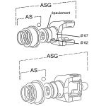 VERROUILLAGE ASG AGRASET 118 1''3/8-Z6-Z21