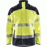 VESTE SOFTSHELL MULTINORMES - BLEU/JAUNE - XL - BLAKLADER