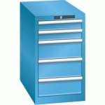 ARMOIRE BLEU CLAIR 411X725X700 AVEC 5 TIR. 75KG _ 78.449.010 - LISTA