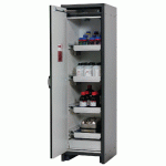 ARMOIRE SÉCURITÉ Q-CLASSIC-30 Q30.195.056 GRIS/VERT - MANUTAN COLLECTIVITÉS