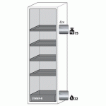 ARMOIRE SCLASSIC90 MAINTIEN ET BAC-596-DROITE-ACIER-GRIS-4