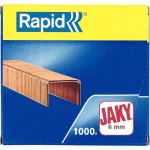 RAPID - BOÎTE DE 1 000 AGRAFES JAKY 6