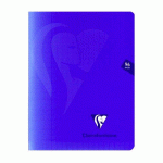 CAHIER PIQUÉ CLAIREFONTAINE MIMESYS 17 X 22 CM GRANDS CARREAUX 96 PAGES
