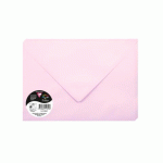 LOT DE 2 - PAQUET DE 20 ENVELOPPES POLLEN 162X229MM 120G/M² - ROSE DRAGÉE
