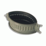 MATFER - MOULE EXOPAN® PÂTE OVALE À CÔTES AVEC FOND D.180 MM - 331293