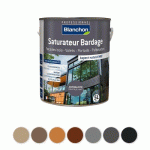 SATURATEUR BARDAGE OPAQUE - NOIR CHARBON - 1 LITRE BLANCHON