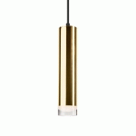 LAMKUR SUSPENSION SHINE, À UNE LAMPE, DORÉE