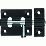 VERROU DE BOX - 45 MM - PÊNE ROND EN ACIER - SRR - FOURNISSEUR ABUS