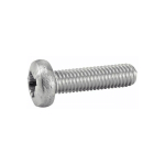 VIS À MÉTAUX TÊTE CYLINDRIQUE POZIDRIVE - INOX A4 4X40 MM - BOÎTE DE 200