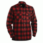 CHEMISE FLANNELLE DOUBLÉE ROUGE/NOIR TAILLE S - BLAKLADER