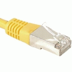 CORDON RJ45 CATÉGORIE 6A F/UTP JAUNE - 75 M - DEXLAN