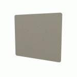 PANNEAU ACOUSTIQUE MURAL NAEL EN PET 12 MM - AVEC CHÂSSIS DE RENFORT AU DOS -FORME RECTANGLE - L 140 X H 120 CM - SABLE