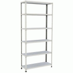 RAYONNAGE D'ARCHIVES RAPID 2 1980X915X305 6 TAB METAL GRIS