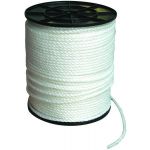 TRESSE POLYAMIDE BLANCHE DROITE 5MM LG150M RR= 450KG